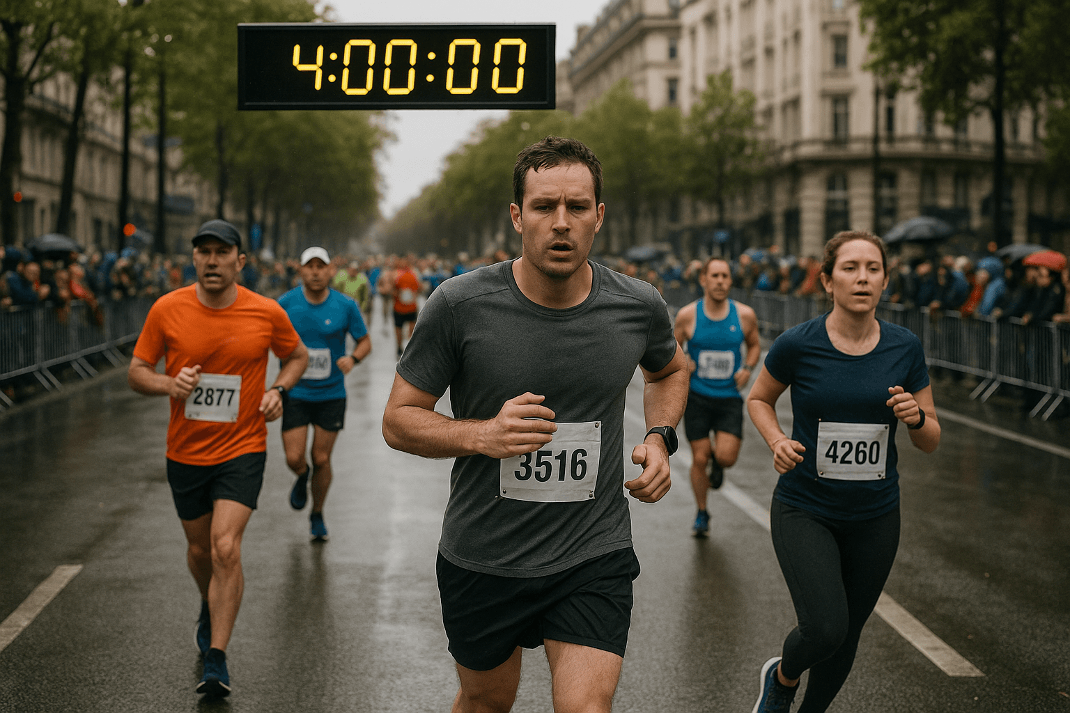 Temps moyen marathon pour un amateur en course a pied